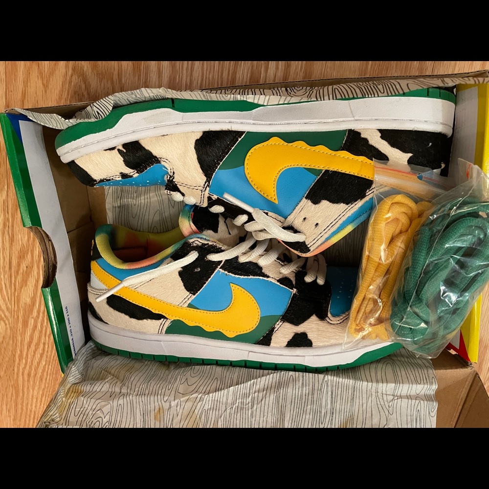 Ben and jerry Nike dunk UA